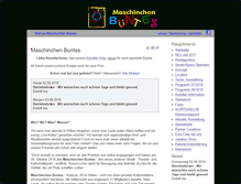 Tablet Screenshot of maschinchen-buntes.de